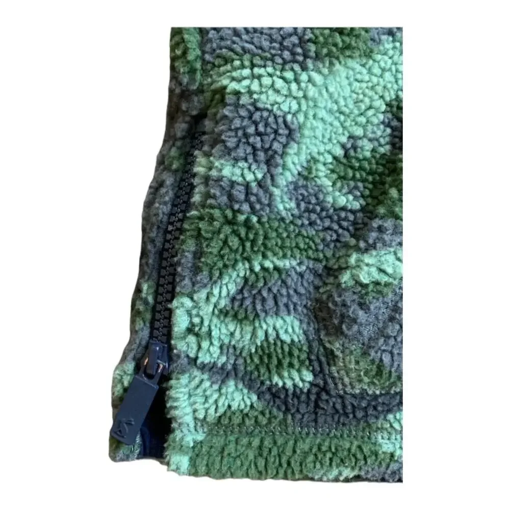 Joules Dinosaur Camo Fleece Quarter Zip Pullover